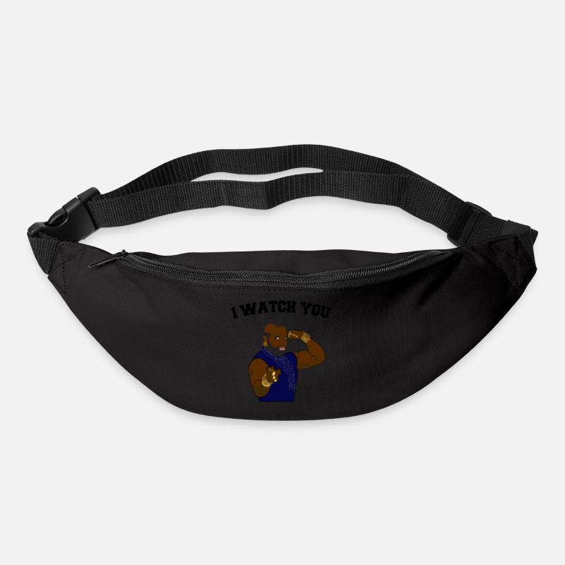 Barracuda - ich beobachte dich - Gürteltasche - Schwarz