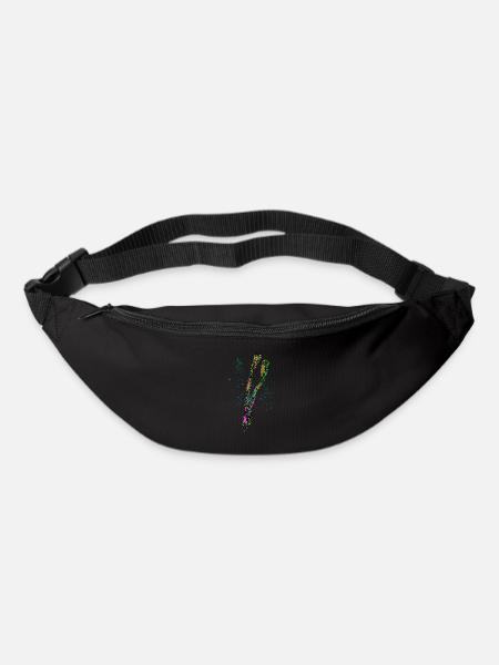 Apnea divers in colorful - Bum bag - black