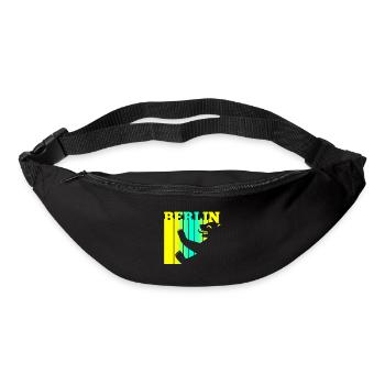 Berliner Bär - Gürteltasche - Schwarz - Vorne