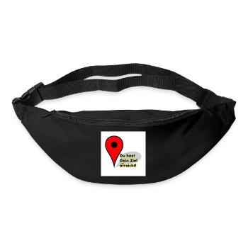Ziel erreicht - Gürteltasche - Schwarz - Vorne