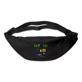 retirement - Bum bag - black - Front