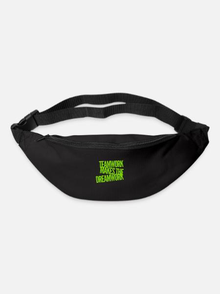 Teamwork ist super - Gürteltasche - Schwarz