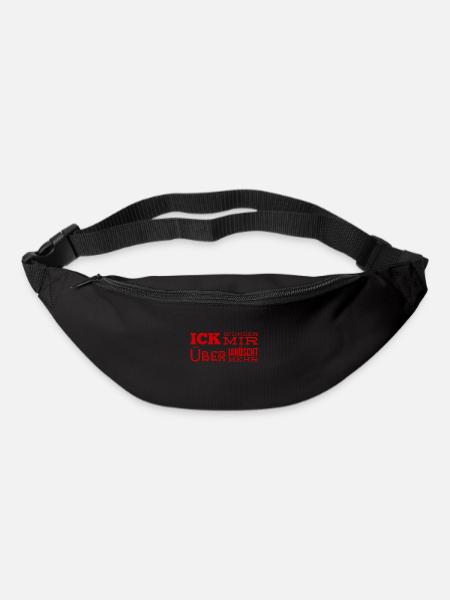 ich wundere mich über nichts mehr - Gürteltasche - Schwarz