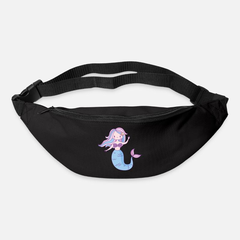 Meerjungfrau - Gürteltasche - Schwarz
