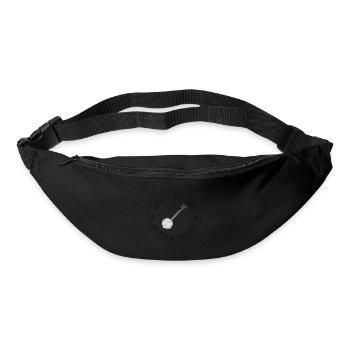 Cadeau de musicien traditionnel de musique de banjo Bluegrass - Sac banane - noir - Devant