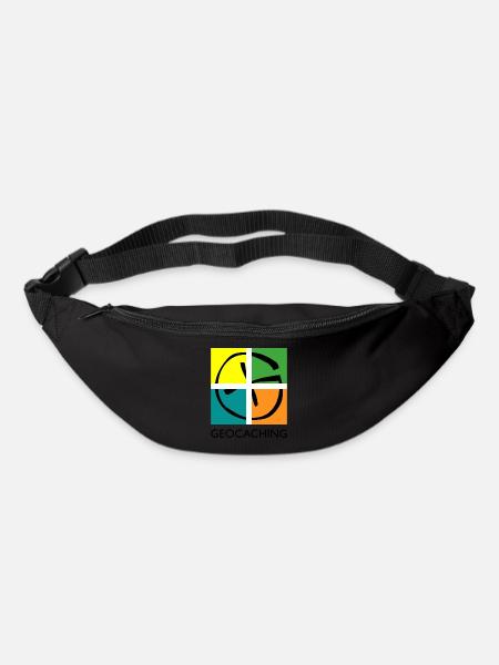 Cooles Logo Design für Geocacher zum Geocaching - Gürteltasche - Schwarz