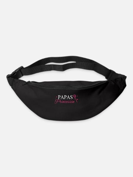 Papas Prinzessin Papa Geschenk - Gürteltasche - Schwarz