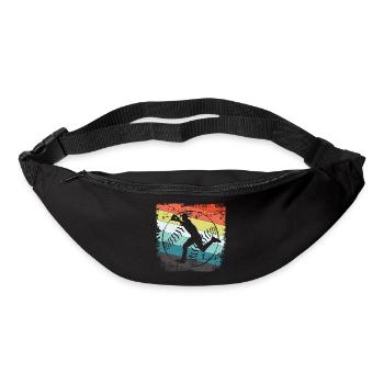 Baseball Baseballspieler - Gürteltasche - Schwarz - Vorne