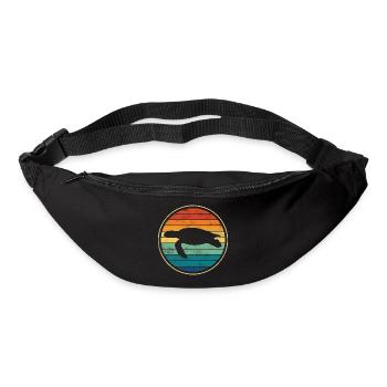 Turtle sea turtle - Bum bag - black - Front