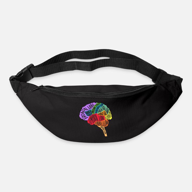 Gehirn Neurologe - Gürteltasche - Schwarz