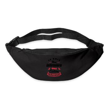 INFIRMIÈRE AVEC OPTION RÂLEUSE - Sac banane - noir - Devant