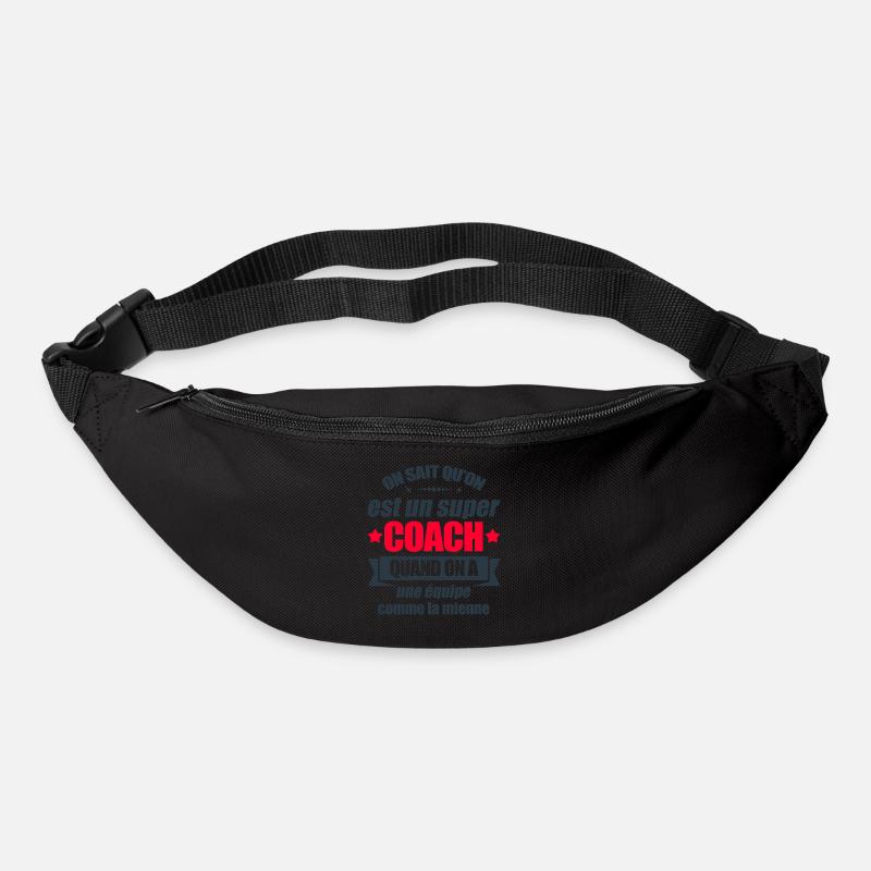SUPER COACH D'UNE ÉQUIPE FORMIDABLE - Sac banane - noir