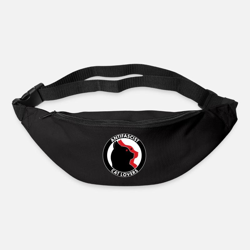 Antifascist Cat Lovers - Bum bag - black