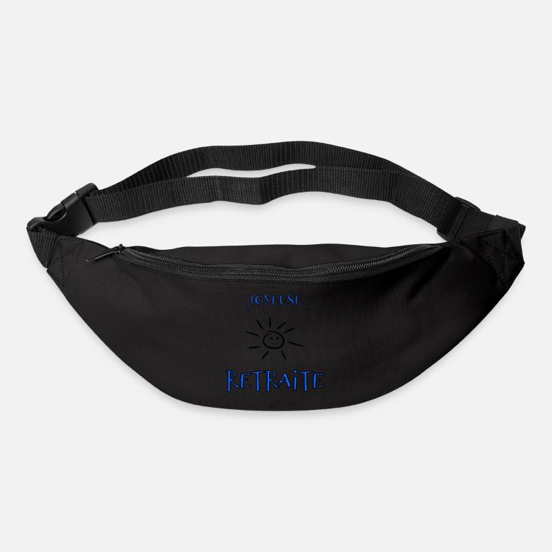 RETRAITE. BONNE RETRAITE. JOYEUSE RETRAITE. VIVE L - Sac banane - noir