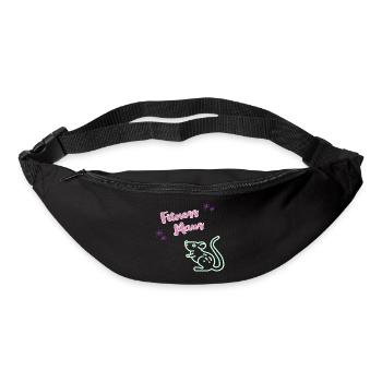 Lustiger Fitness Sport Spruch - Fitness Maus - Gürteltasche - Schwarz - Vorne
