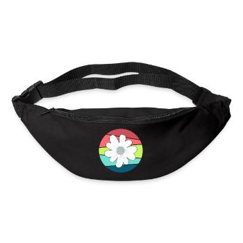 Retro Blume - Florist - Gürteltasche - Schwarz - Vorne