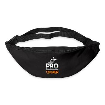 PRO GAMER (Orange) + DNA - Gaming - Gürteltasche - Schwarz - Vorne