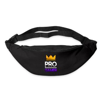 PRO GAMER (Purple) + King Crown - Gaming - Bum bag - black - Front
