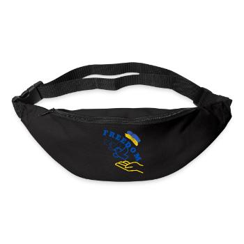 Ukraine Peace Flag Dove russia War Peace - Bum bag - black - Front