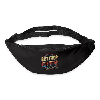 Bottrop Germany City Font 80s Style - Bum bag - black - Front