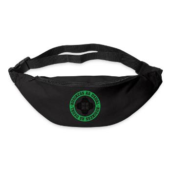 Business As Usual - Gym Motivation - Gürteltasche - Schwarz - Vorne