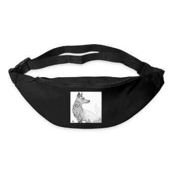 Jungle WolfSafari Nature Bio T-Shirt - Sac banane - noir - Devant