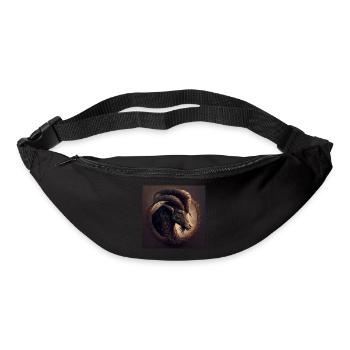 Odin Wikinger Valhalla Vikinger Hammer Thor Ziege - Gürteltasche - Schwarz - Vorne