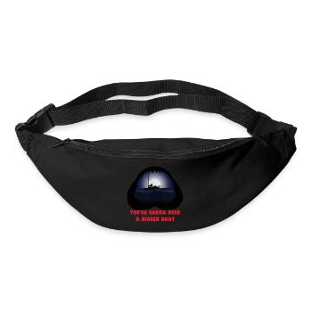 You re going to need a bigger boat - Bum bag - black - Front