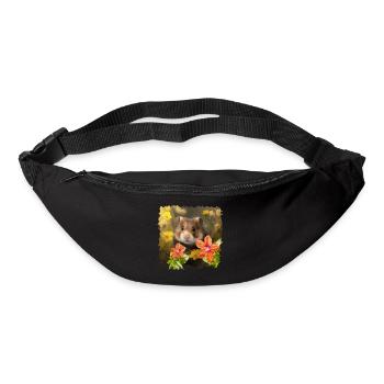 Européen Européen Les hamsters européens sont menacés - Sac banane - noir - Devant
