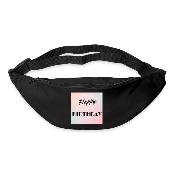 HAPPY BIRTHDAY,HAPPY BIRTHDAY,BIRTHDAY,BIRTHDAY - Bum bag - black - Front