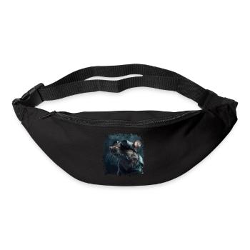 Rats see poorly - Bum bag - black - Front