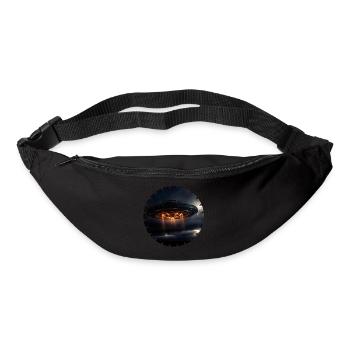 UFO sightings on social media - Bum bag - black - Front