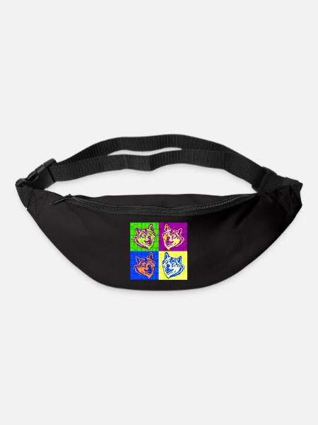 Shiba Inu Popart 1 - Bum bag - black