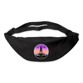 Cuxhaven Fine Skyline - Gürteltasche - Schwarz - Vorne