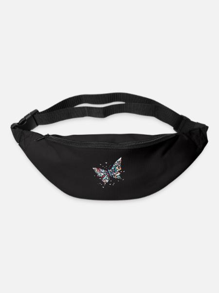 Origami Schmetterling Japanische Kunst - Gürteltasche - Schwarz