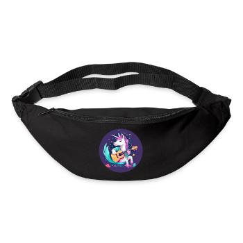 Unicorn Guitar Sunset - Bum bag - black - Front