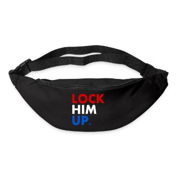 Lock him up - Gürteltasche - Schwarz - Vorne