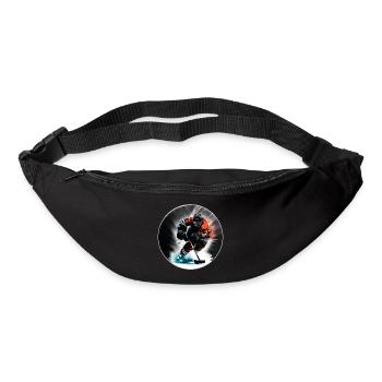 Eishockey - Gürteltasche - Schwarz - Vorne