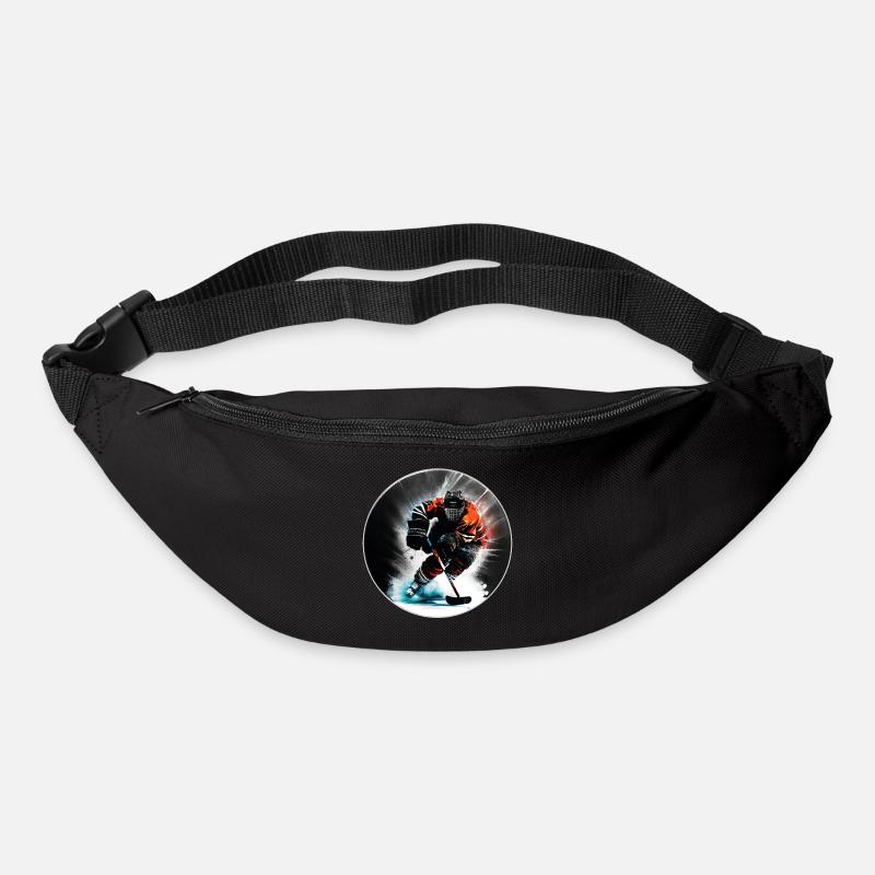 Eishockey - Gürteltasche - Schwarz
