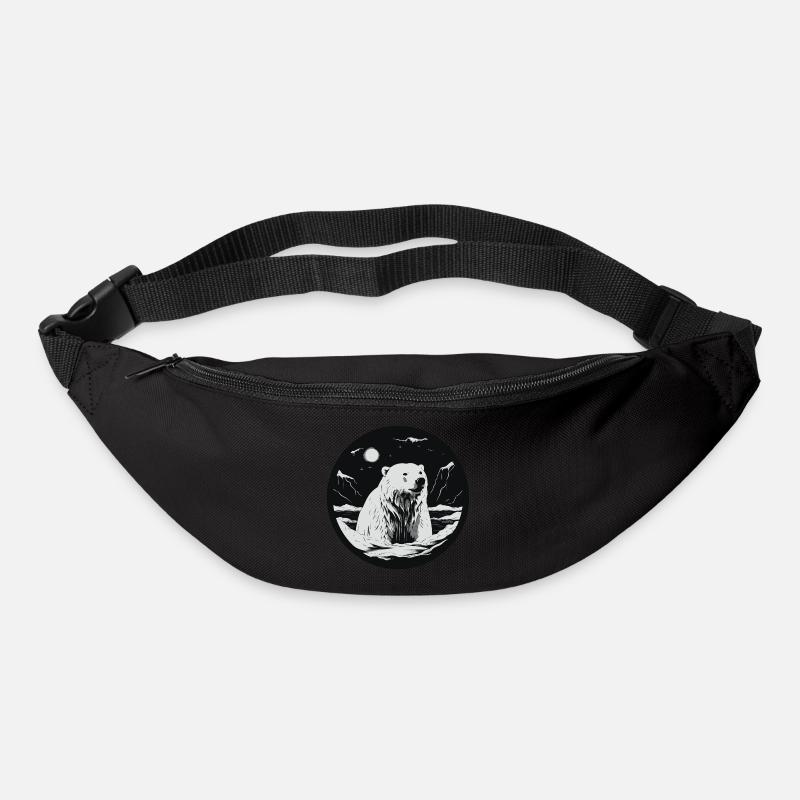 Eisbär - Gürteltasche - Schwarz