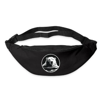 Polar bear - Bum bag - black - Front