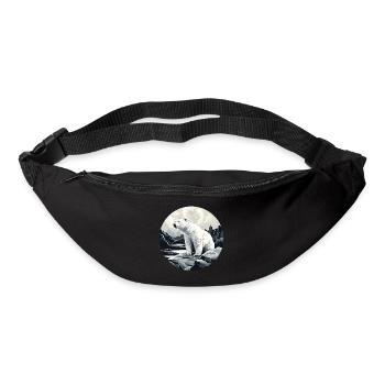 Polar bear - Bum bag - black - Front