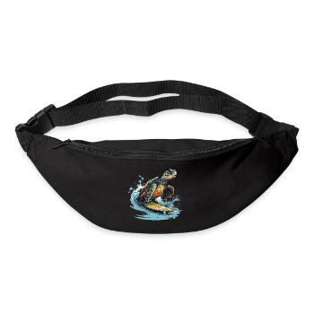 Turtle surfing - Bum bag - black - Front