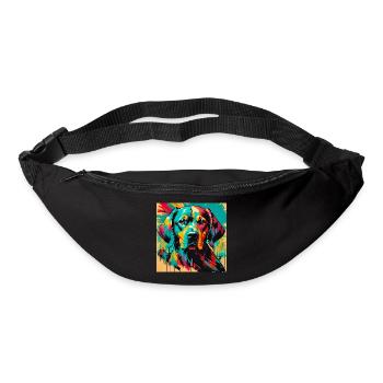 Chien - Sac banane - noir - Devant