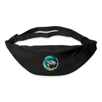 Tortue - Sac banane - noir - Devant