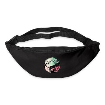 sakura yin yang - Gürteltasche - Schwarz - Vorne