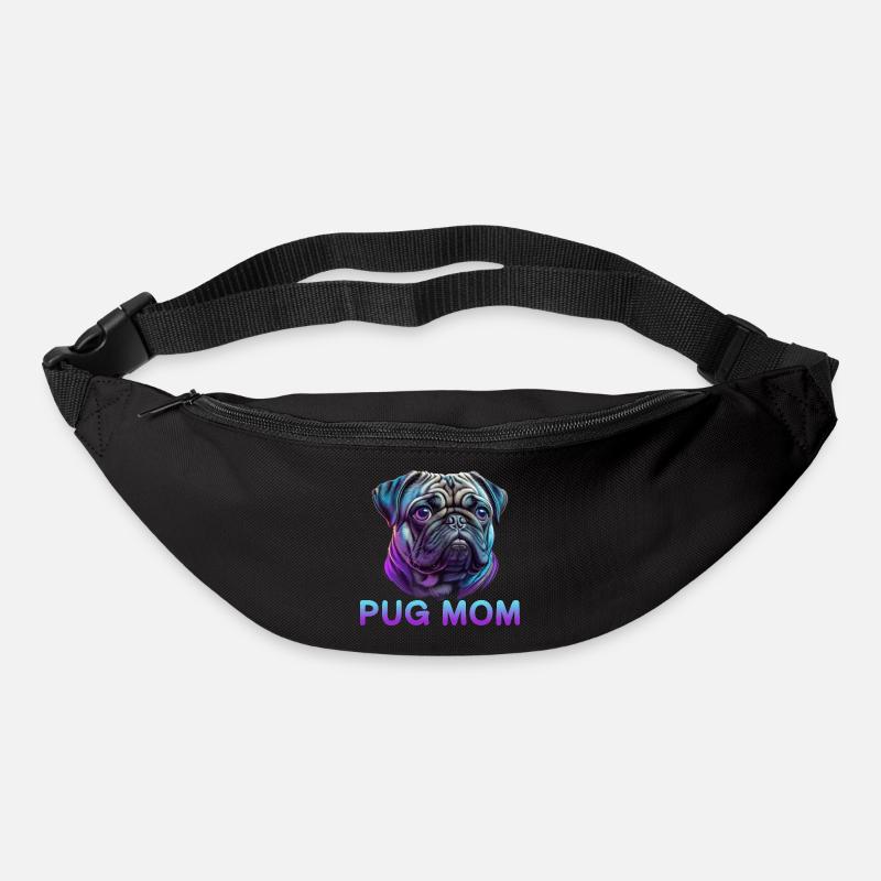 Pug Mom - Bum bag - black