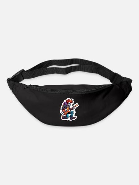 Rocker / Konzert / Gitarrist /Rock n Roll / Bühne - Gürteltasche - Schwarz