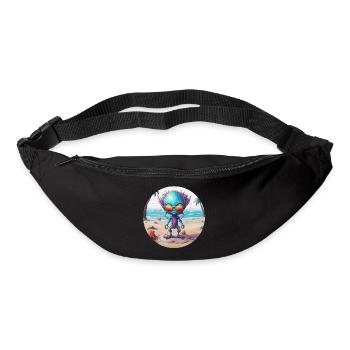 Alien / Außerirdisch / Ovni / Zone 51 / Tout / Mars - Sac banane - noir - Devant