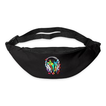 Headphones / Audio / Music / Sound / Studio / Cool - Bum bag - black - Front